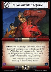 Unassailable Defense (U) FOIL
